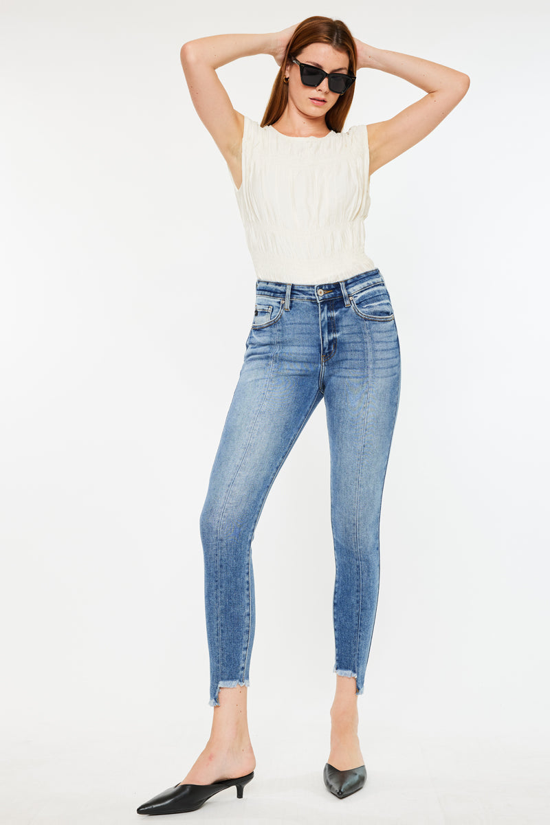 Lucy High Rise Ankle Skinny Jeans - Official Kancan USA