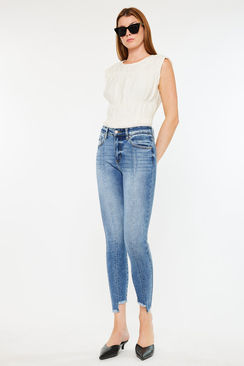 Lucy High Rise Ankle Skinny Jeans - Official Kancan USA