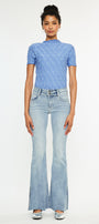 Selena Mid Rise Double Waist Band Flare - Official Kancan USA