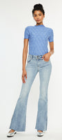 Selena Mid Rise Double Waist Band Flare - Official Kancan USA