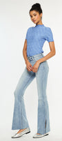 Selena Mid Rise Double Waist Band Flare - Official Kancan USA