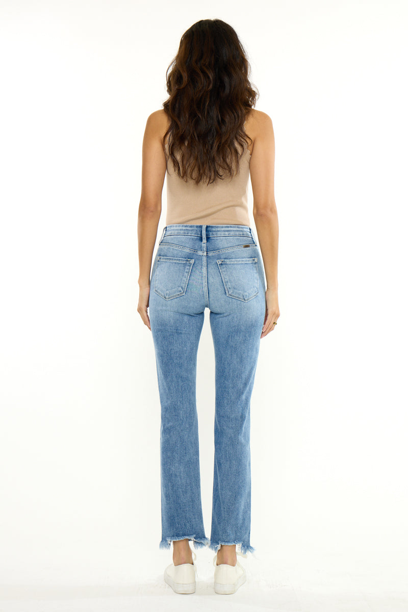 Clover High Rise Slim Straight