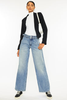  Promise High Rise Wide Leg Jeans - Official Kancan USA