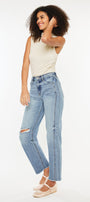 Georgiana Ultra High Rise 90's Boyfriend Fit Jeans - Official Kancan USA