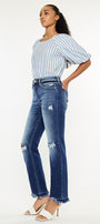 Peach High Rise Slim Straight - Official Kancan USA