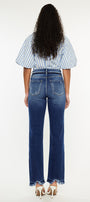 Peach High Rise Slim Straight - Official Kancan USA