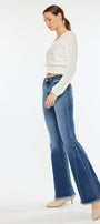 Cleo Mid Rise Flare Jeans - Official Kancan USA