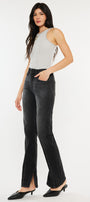 Berry High Rise Slit Straight Leg Jeans - Official Kancan USA