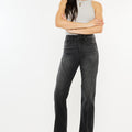 Berry High Rise Slit Straight Leg Jeans - Official Kancan USA