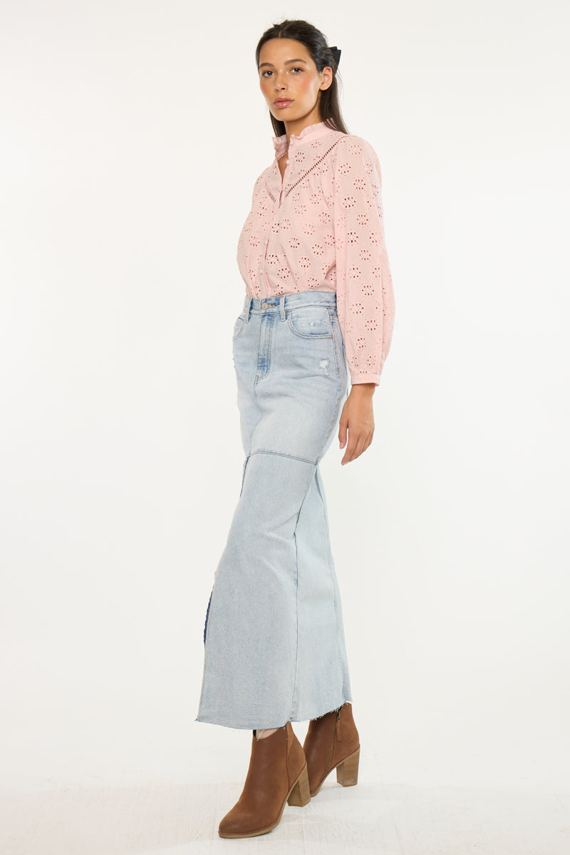 Babe Maxi Denim Skirt