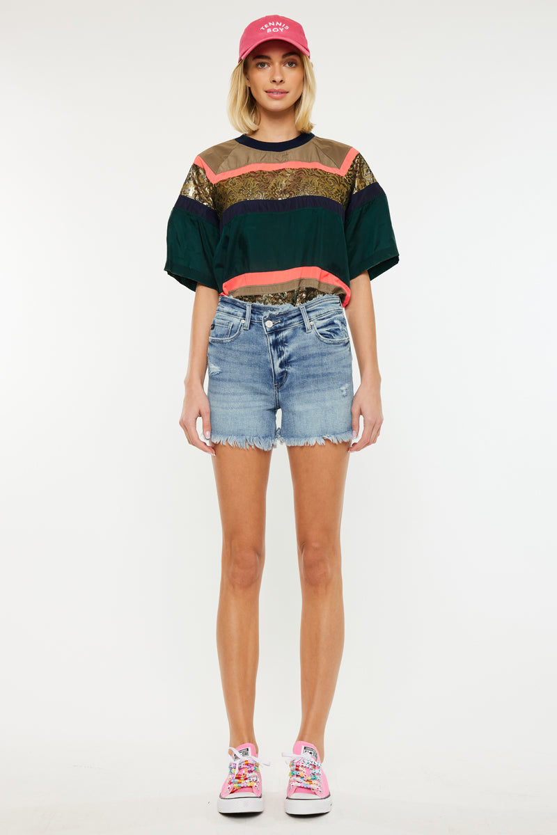 Carnelia High Rise Shorts - Official Kancan USA