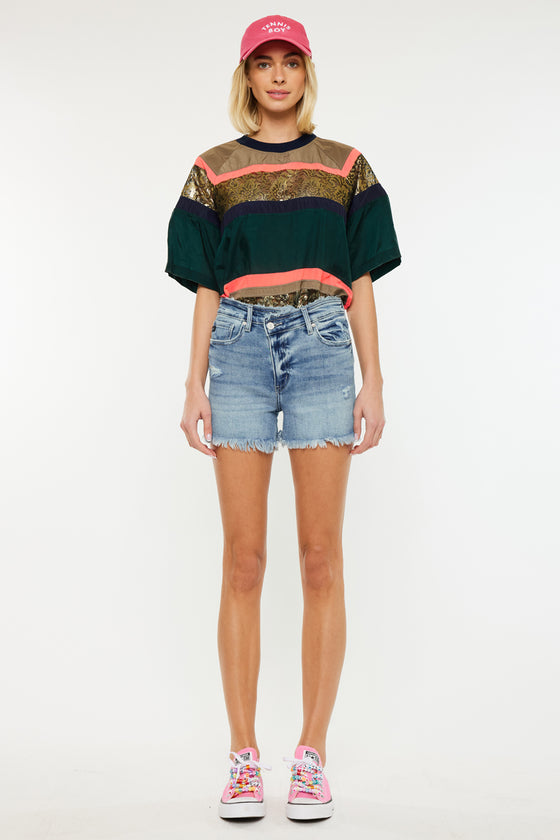 Carnelia High Rise Shorts - Official Kancan USA