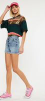 Carnelia High Rise Shorts - Official Kancan USA