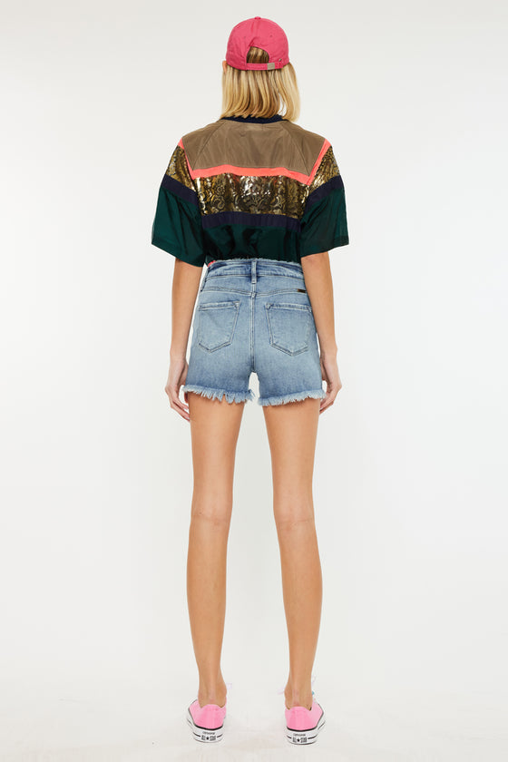 Carnelia High Rise Shorts - Official Kancan USA