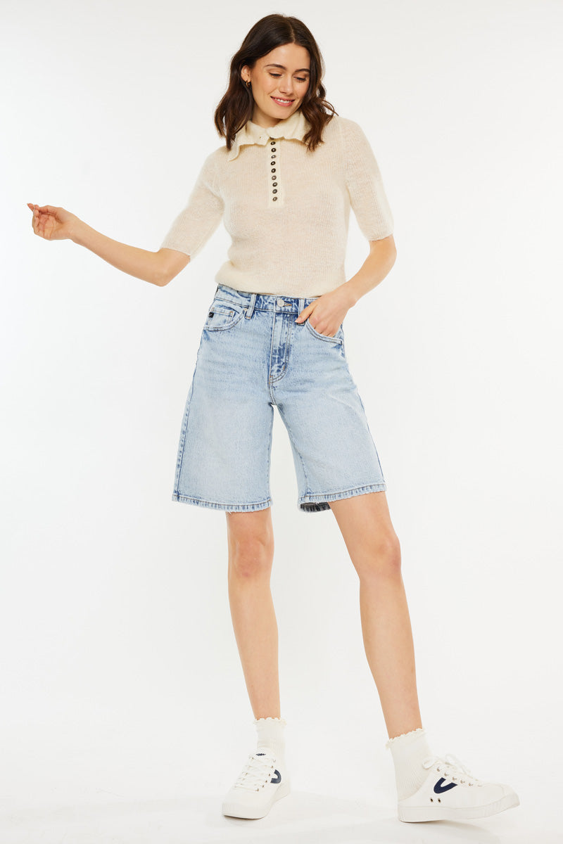 Arley High Rise Bermuda Shorts - Official Kancan USA