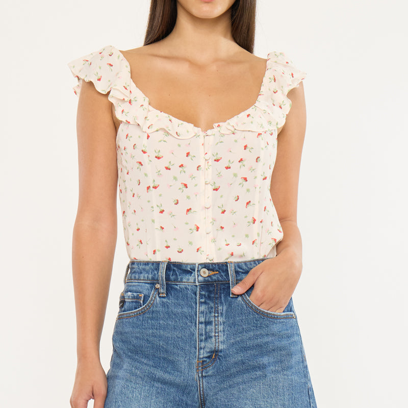 Floral Ultra High Rise Shorts - Official Kancan USA