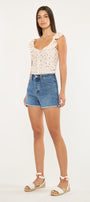 Floral Ultra High Rise Shorts - Official Kancan USA