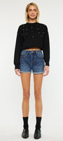 Floral Ultra High Rise Shorts - Official Kancan USA