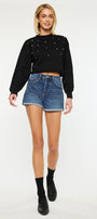 Floral Ultra High Rise Shorts - Official Kancan USA