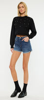Floral Ultra High Rise Shorts - Official Kancan USA