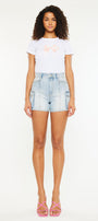 Ashleigh Ultra High Rise Cargo Shorts - Official Kancan USA