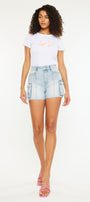 Ashleigh Ultra High Rise Cargo Shorts - Official Kancan USA