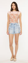 Ashleigh Ultra High Rise Cargo Shorts - Official Kancan USA