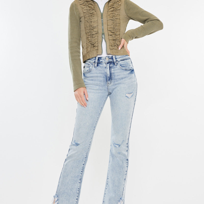 Niamh  High Rise Bootcut Jeans - Official Kancan USA