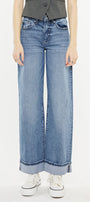 Kolbie High Rise Cuffed Wide Leg Jeans - Official Kancan USA