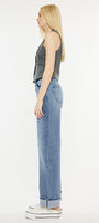 Kolbie High Rise Cuffed Wide Leg Jeans - Official Kancan USA