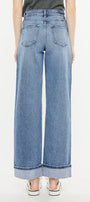 Kolbie High Rise Cuffed Wide Leg Jeans - Official Kancan USA