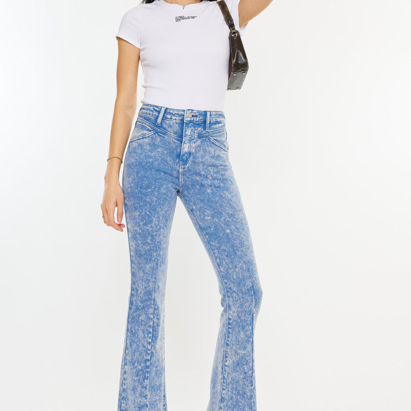 Freyja  High Rise Flare Jeans - Official Kancan USA