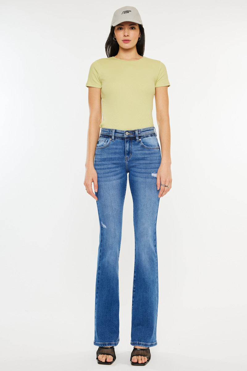 Kiera Mid Rise Bootcut Jeans - Official Kancan USA