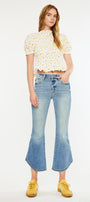 Raine High Rise Cropped Flare Jeans - Official Kancan USA