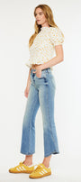 Raine High Rise Cropped Flare Jeans - Official Kancan USA