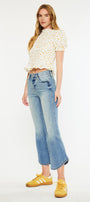 Raine High Rise Cropped Flare Jeans - Official Kancan USA