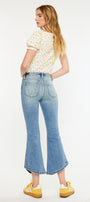 Raine High Rise Cropped Flare Jeans - Official Kancan USA
