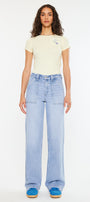 Astra High Rise Wide Leg Jeans - Official Kancan USA