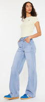 Astra High Rise Wide Leg Jeans - Official Kancan USA