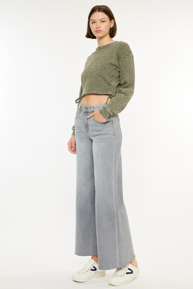 Bada High Rise Crop Palazzo – Kancan USA
