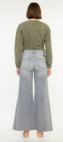 Bada High Rise Cropped Palazzo Jeans - Official Kancan USA