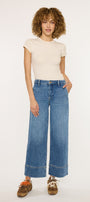 Darla High Rise Cropped Wide Leg Jeans - Official Kancan USA