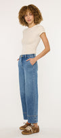 Darla High Rise Cropped Wide Leg Jeans - Official Kancan USA
