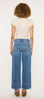 Darla High Rise Cropped Wide Leg Jeans - Official Kancan USA