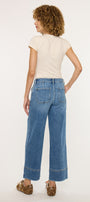 Darla High Rise Cropped Wide Leg Jeans - Official Kancan USA