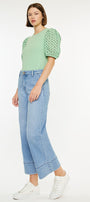 Darla High Rise Cropped  Wide Leg Jeans - Official Kancan USA