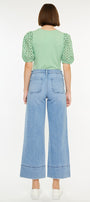 Darla High Rise Cropped  Wide Leg Jeans - Official Kancan USA