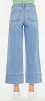 Darla High Rise Cropped  Wide Leg Jeans - Official Kancan USA