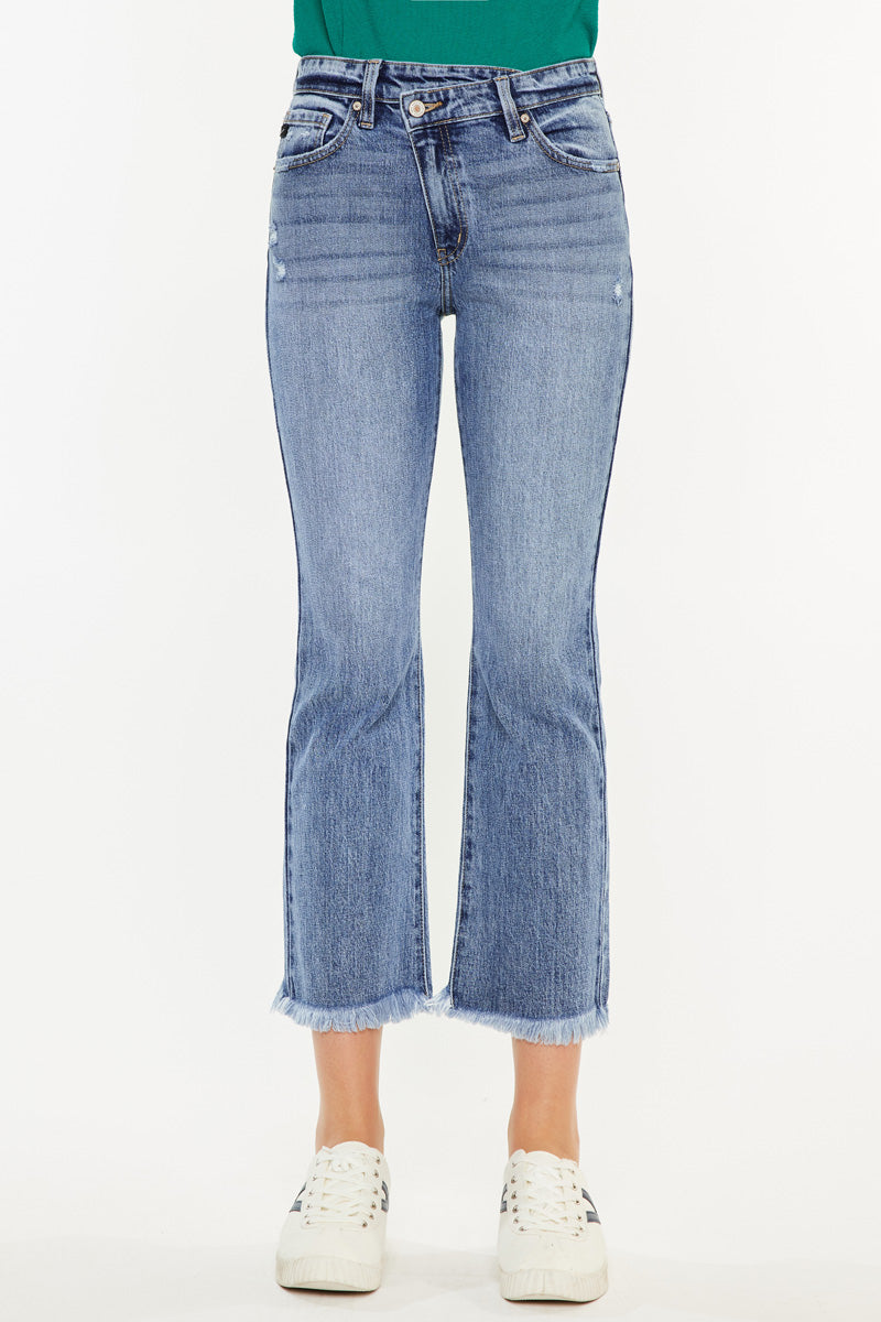 Effie High Rise Kick Flare Jeans - Official Kancan USA