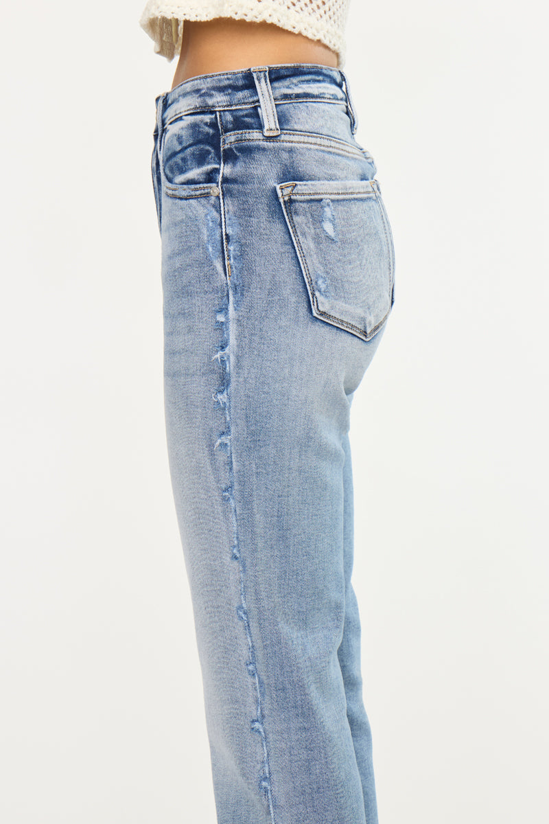 Sadie High Rise Straight Leg Jeans
